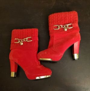 Red bootie